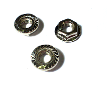 Flange Nut Nickel-Plated M8 Flange Nut Nickel-Plated M8